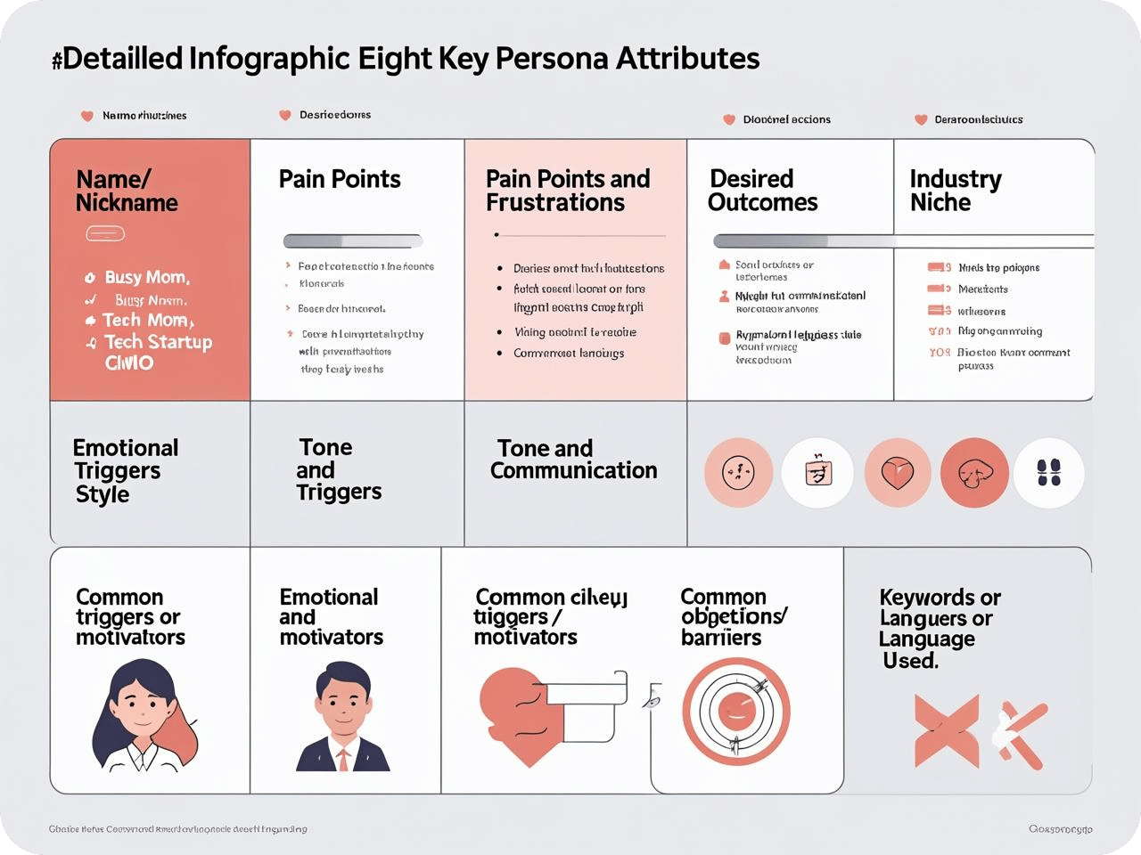 Persona Builder - What You Can Include in Each Persona